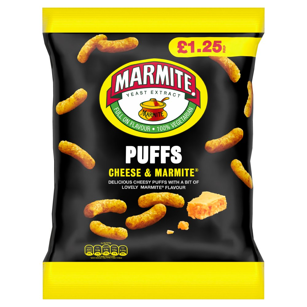 Marmite Puffs PM £1.25 60g