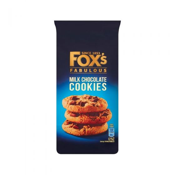 (DELIST) Foxs Cookies Milk Choc Chunk (Arabic) 180g (E)