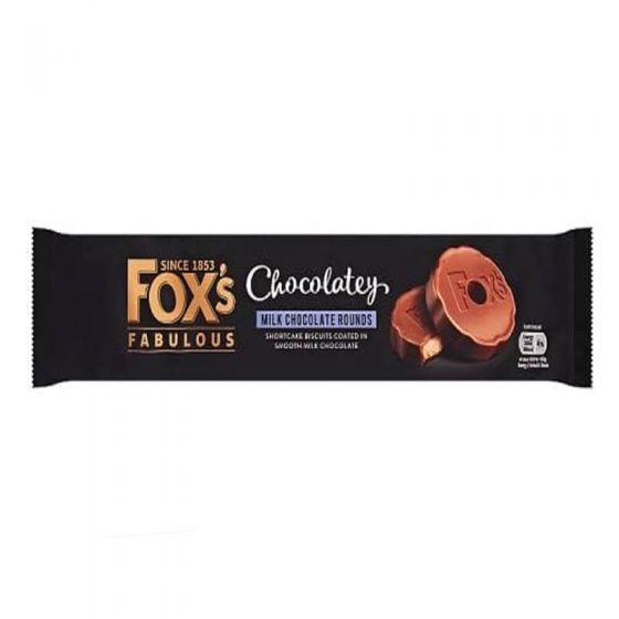 (DELIST) Foxs Cookies Chocolatey Milk Choc Round (Arabic) 130g (E)