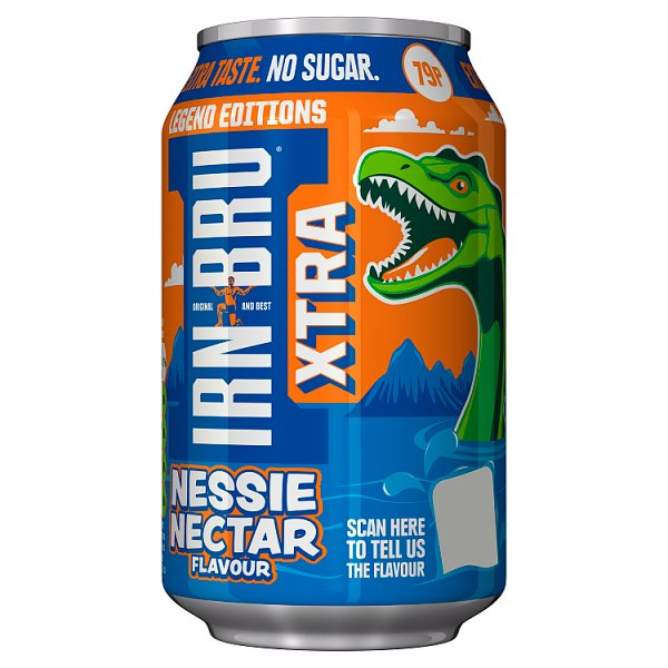Irn Bru Xtra Nessie Nectar PM 79p 330ml Ltd