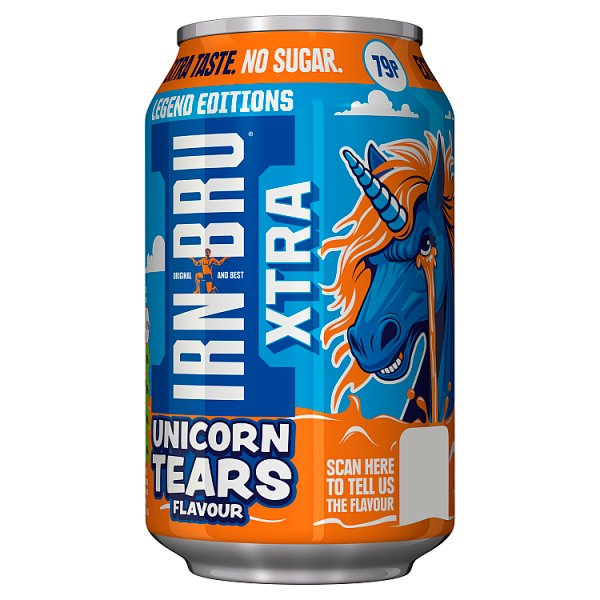 Irn Bru Xtra Unicorn Tears PM 79p 330ml Ltd