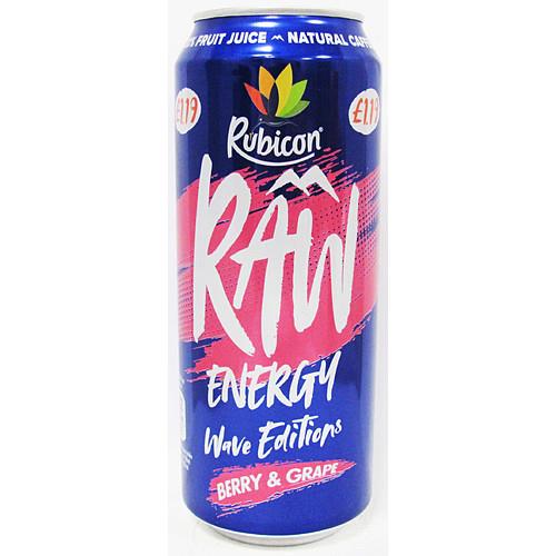 Rubicon Raw Energy Berry & Grape PM £1.19 500ml