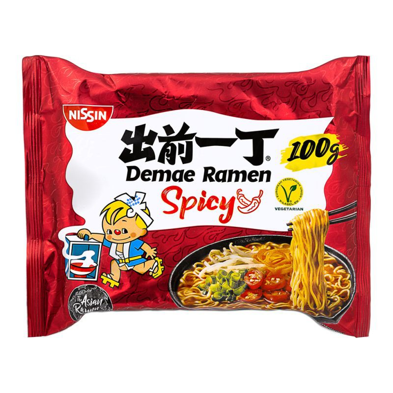 Nissin Demae Ramen Spicy Noodles 100g