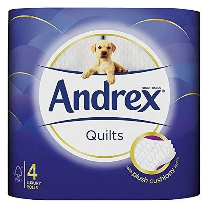 Andrex Quilts Toilet Tissue White 4 Rolls (US)