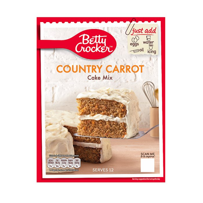 Betty Crocker Moreish Carrot Cake Mix 425g (HS)