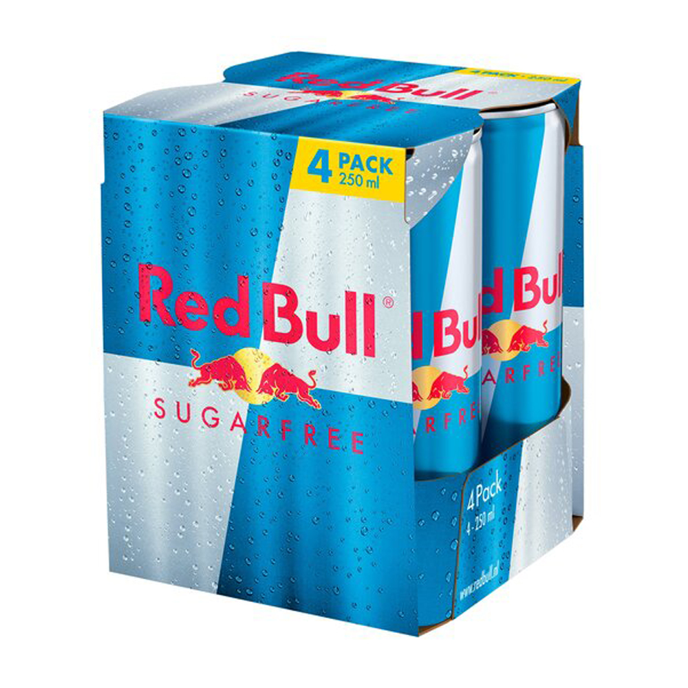 Red Bull Sugar Free (4 x 250ml) (US)