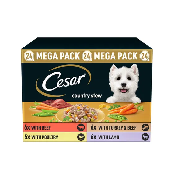 Cesar Country Stew Mixed Selection Gravy (24 x150g)