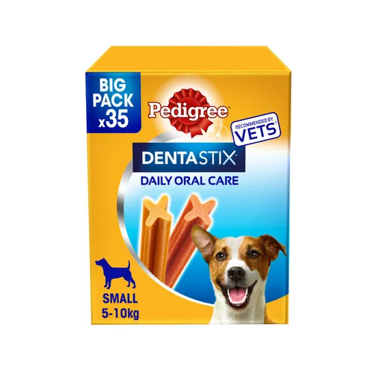 Pedigree Dentastix Daily Dental Chews Small Dog 35 Sticks 