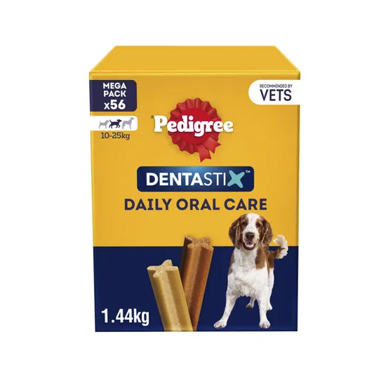 Pedigree Dentastix Daily Dental Chews Medium Dog 56 Sticks