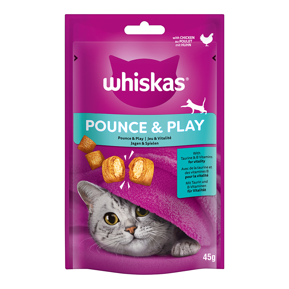 Whiskas Cat Treat Pounce & Play 45g