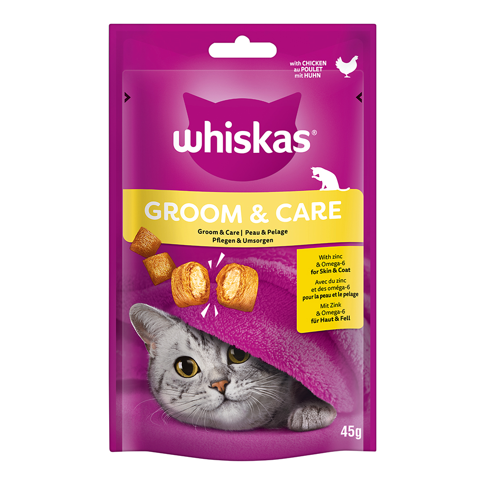 Whiskas Cat Treat Groom & Care 45g