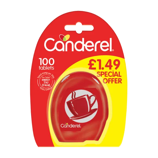 Canderel 100 Tablets 8.5g PM £1.49