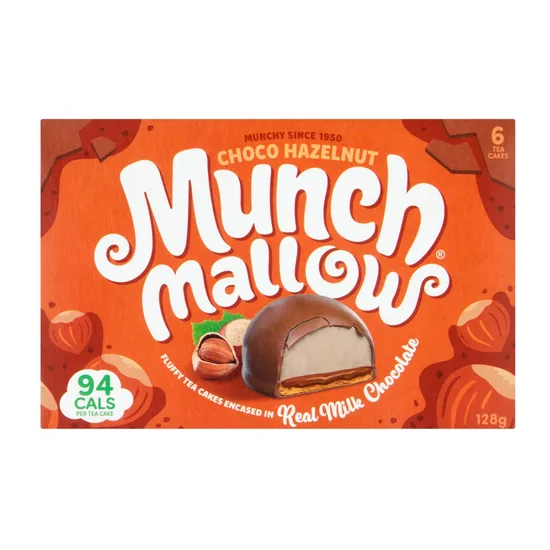 Munchmallow Choco Hazelnut Cakes 128g