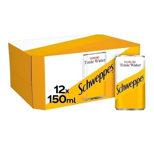 Schweppes Slimline Tonic Water 12pk (12 x 150ml) (HS)