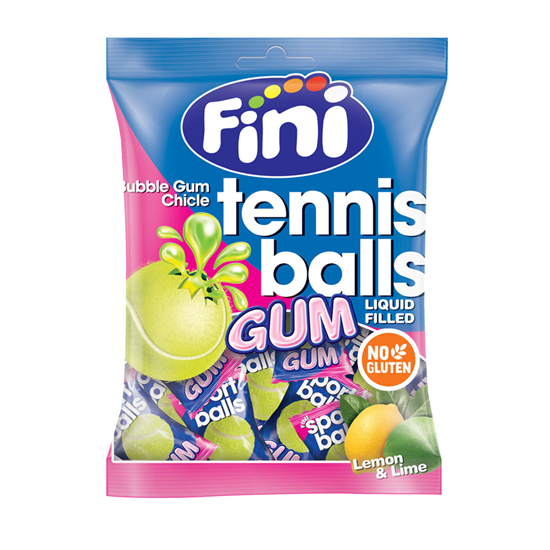 Fini Halal Bubble Gum Tennis Balls 75g