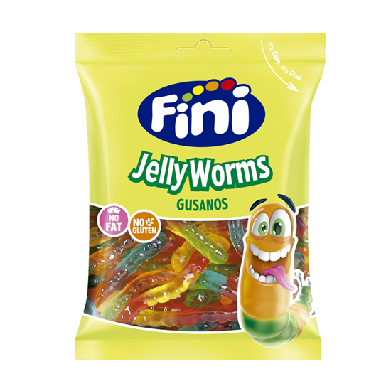 Fini Halal Clear Jelly Worms 75g