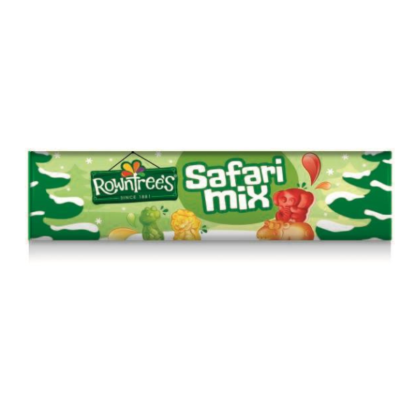 (DELIST)Rowntrees Safari Mix Giant Tube 100g NEW