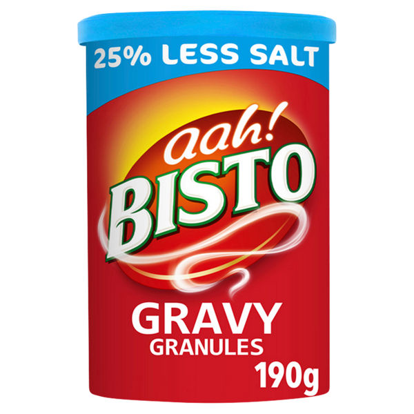 Bisto Gravy Granules Beef Reduced Salt 190G