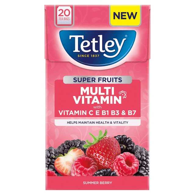 Tetley Super Fruit Multivitamin Super Berry 20s