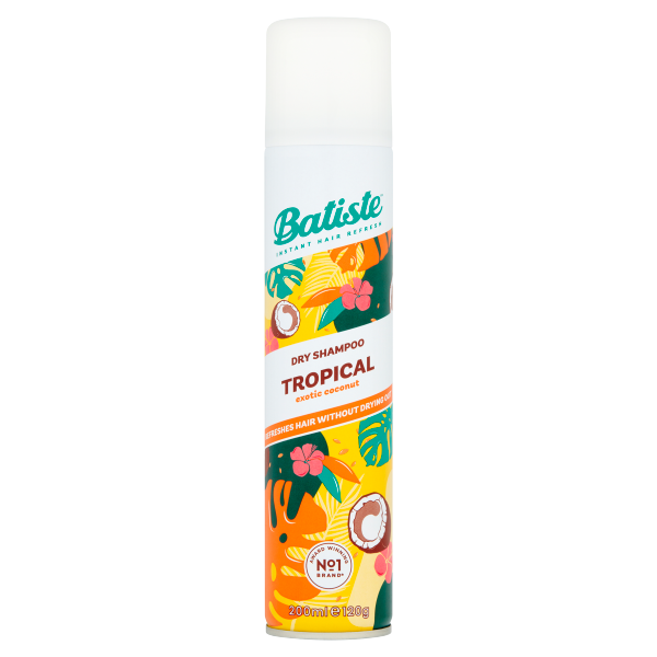 Batiste Dry Shampoo Tropical 200ml (HS)