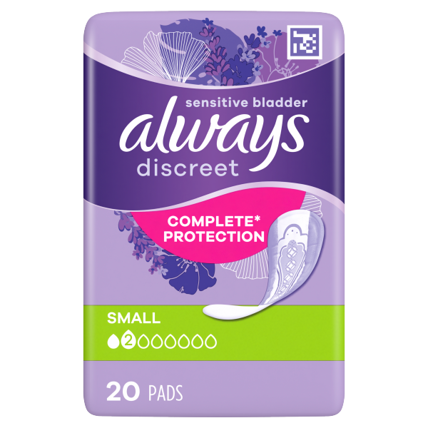 Always Discreet Sensitive Bladder Control Small Pads (HS)