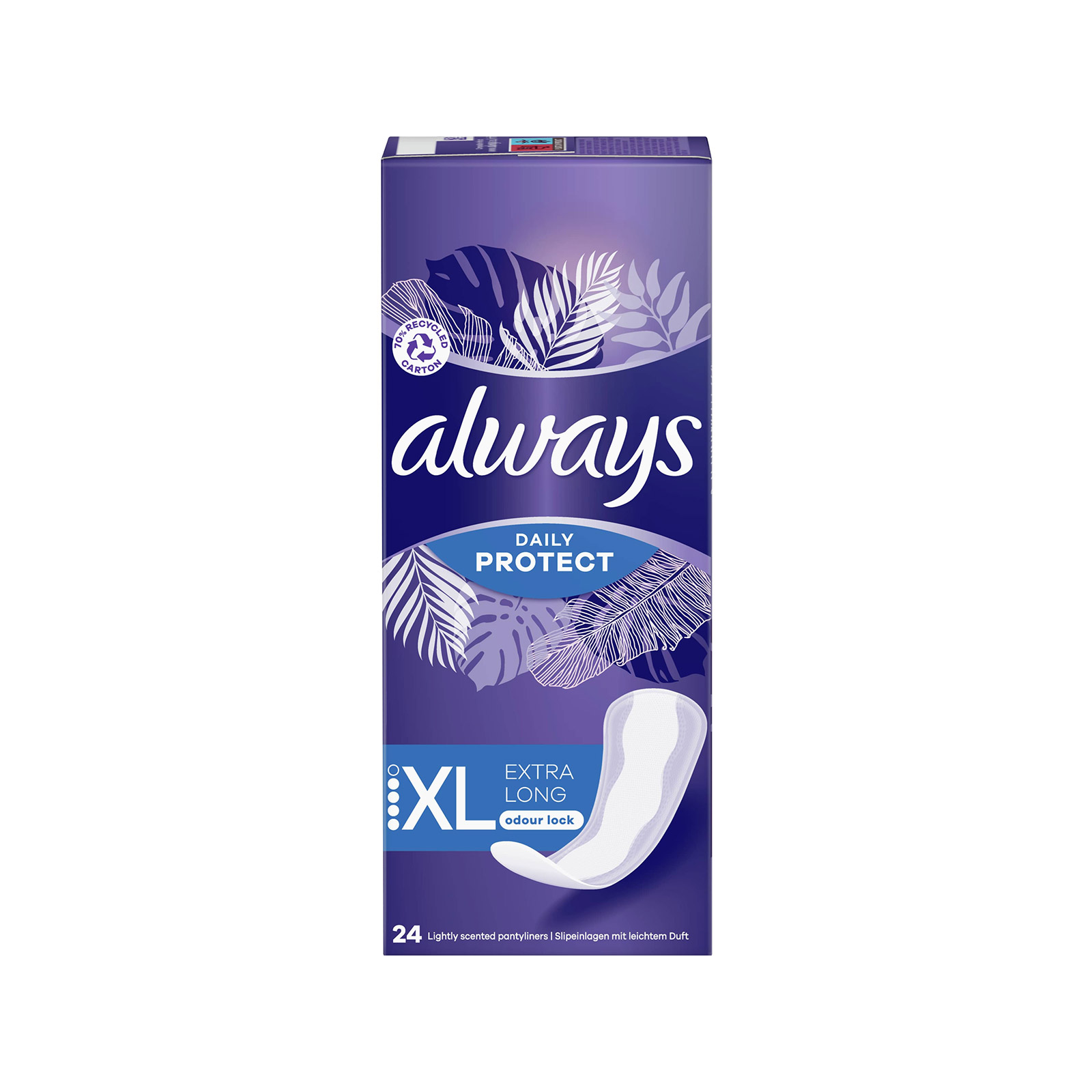 Always Dailies Long+ Pantyliners Unscented (HS)