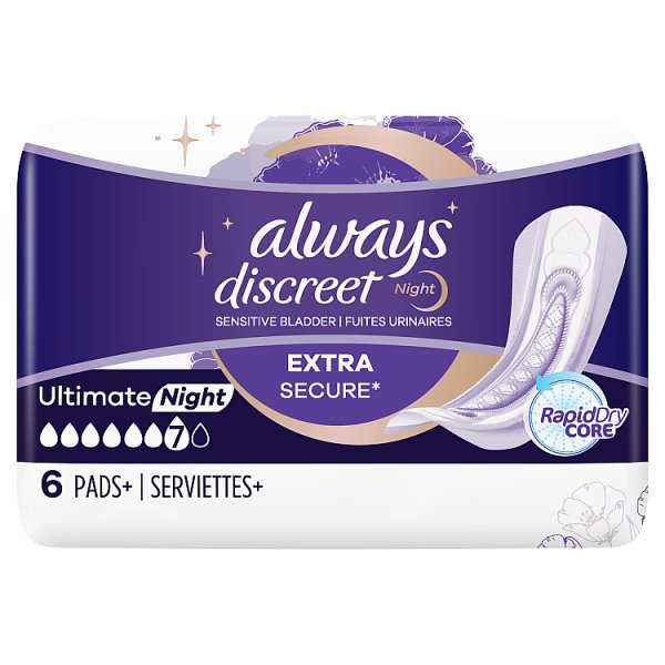 Always Discreet Sensitive Bladder Ultra Night (HS)