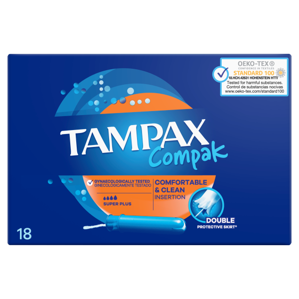 Tampax Compak Super Plus Applicator Tampons (HS)