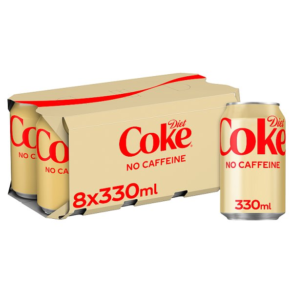 Coke Diet Caffeine Free (8 x 330ml) (HS)