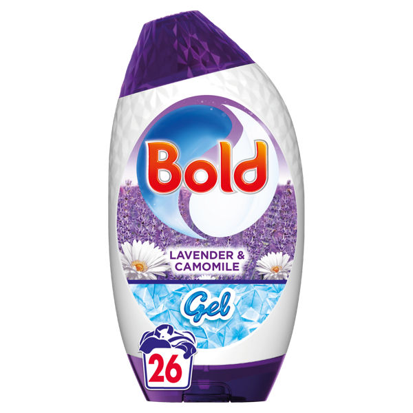 Bold Washing Liquid 2 In 1 Gel Lavender & Chamomile 26W 858ml (HS)