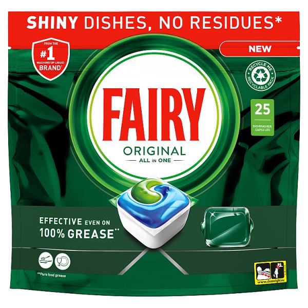 Fairy All In One Dishwasher Tablets Original (HS)