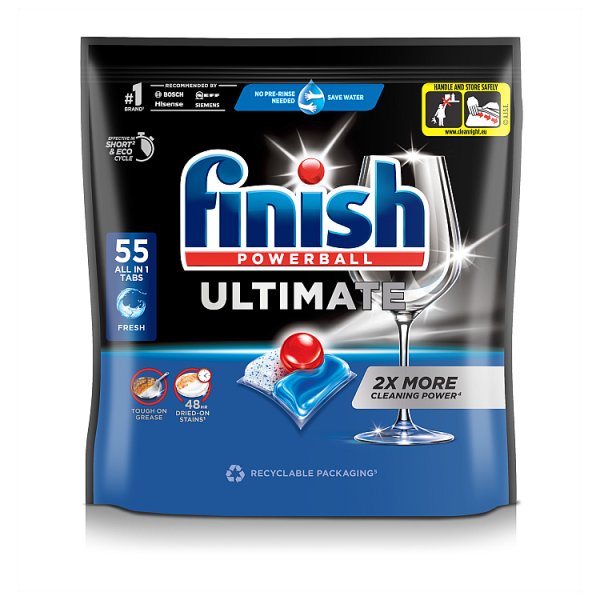 Finish Ultimate Dishwasher Tablets Regular 55s (HS)