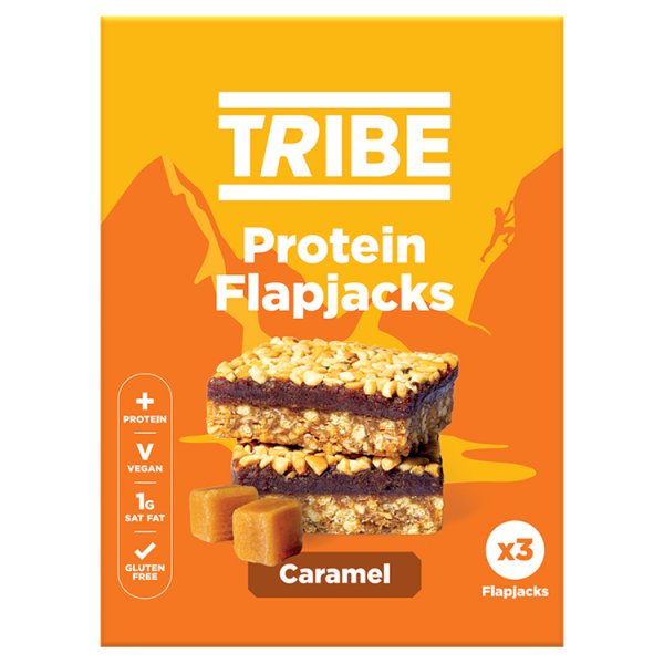Tribe Protein Flap Jack Caramel 3pk (HS)