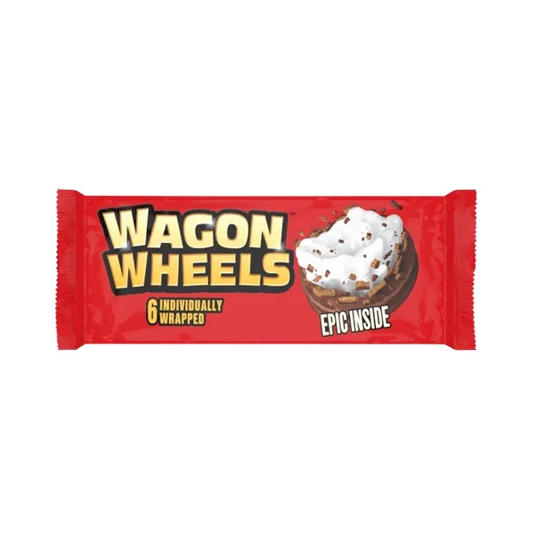 Wagon Wheels 6pk (6 x 38g) (HS)