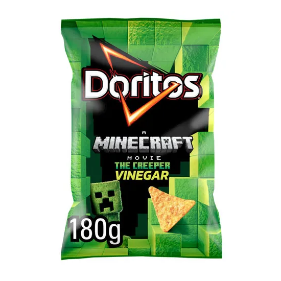 Doritos Minecraft Zingy Salt Vinegar Blast 180g Ltd NEW (HS)