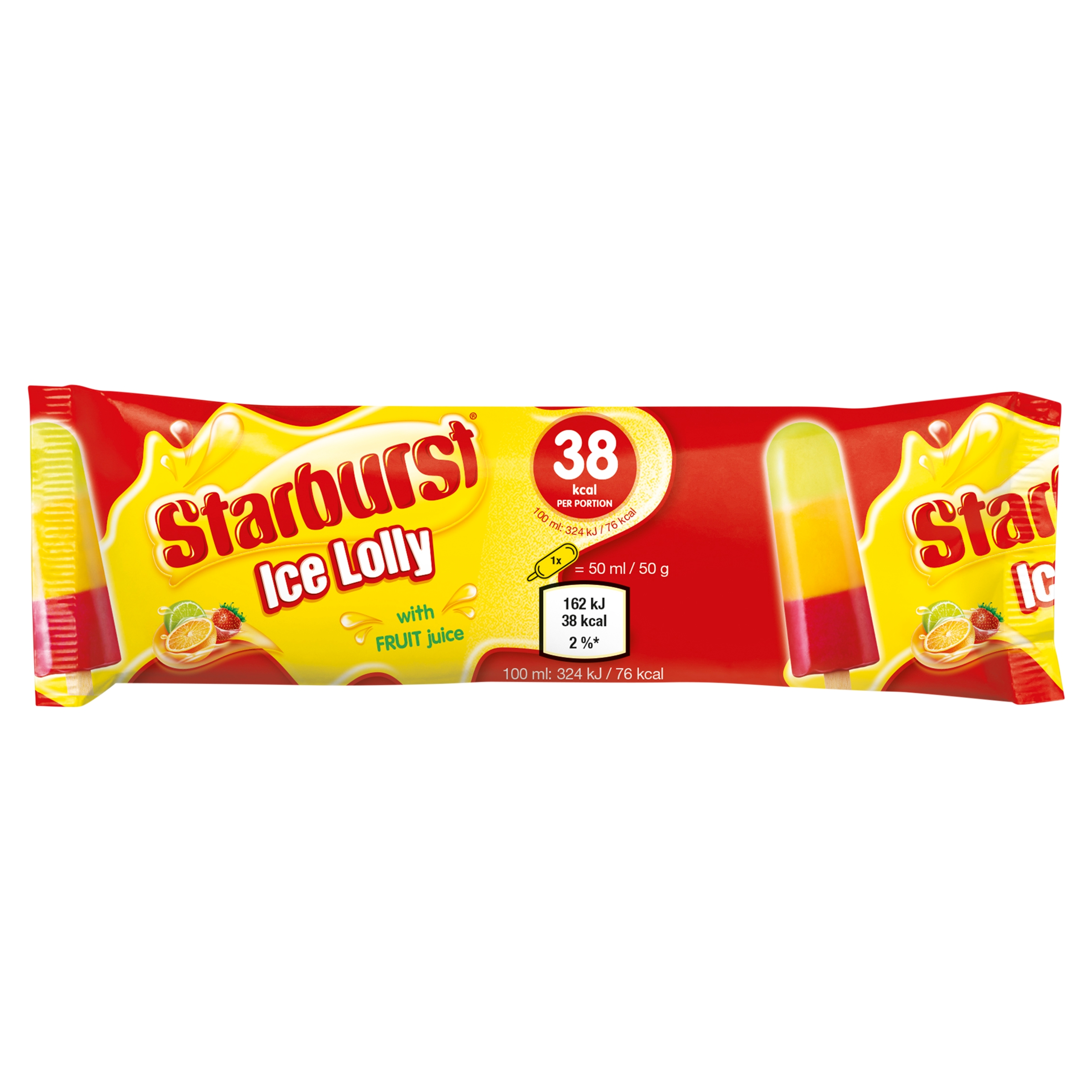 Starburst Fruit Ice Lolly 50ml