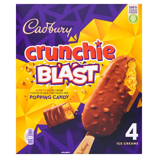 Cadbury Crunchie Blast Stick 4pk