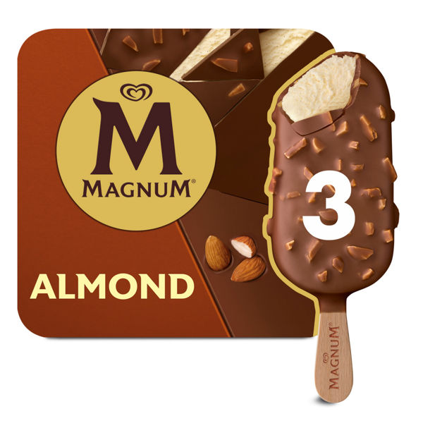 Magnum Ice Cream Sticks Almond (3 x 100ml)