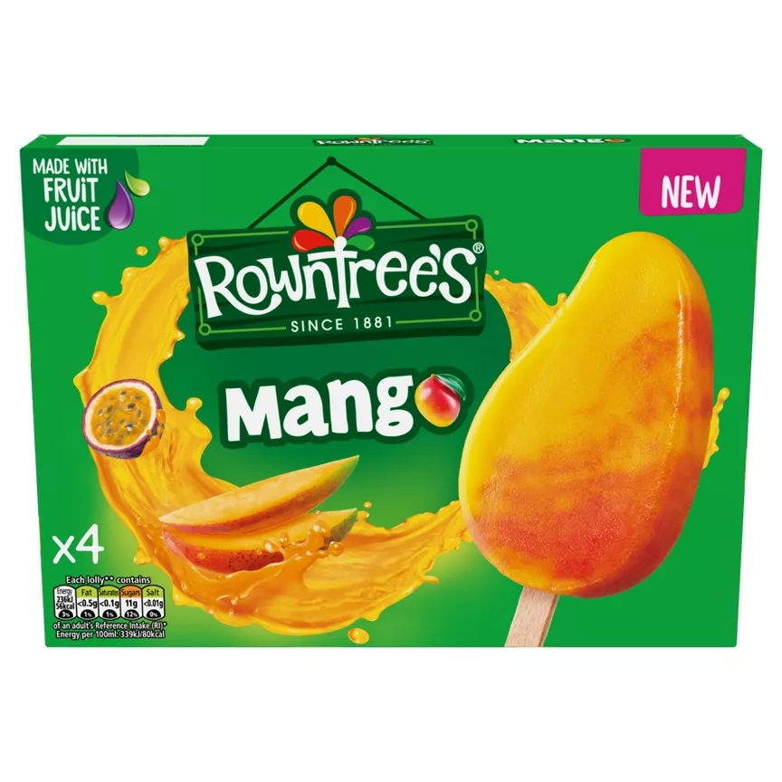 Rowntrees Mango Sticks 4pk