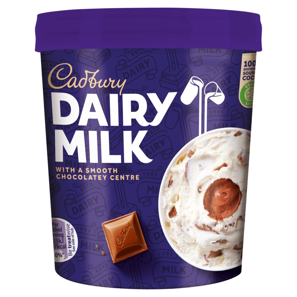Cadbury Dairy Milk Core Tub 425ml
