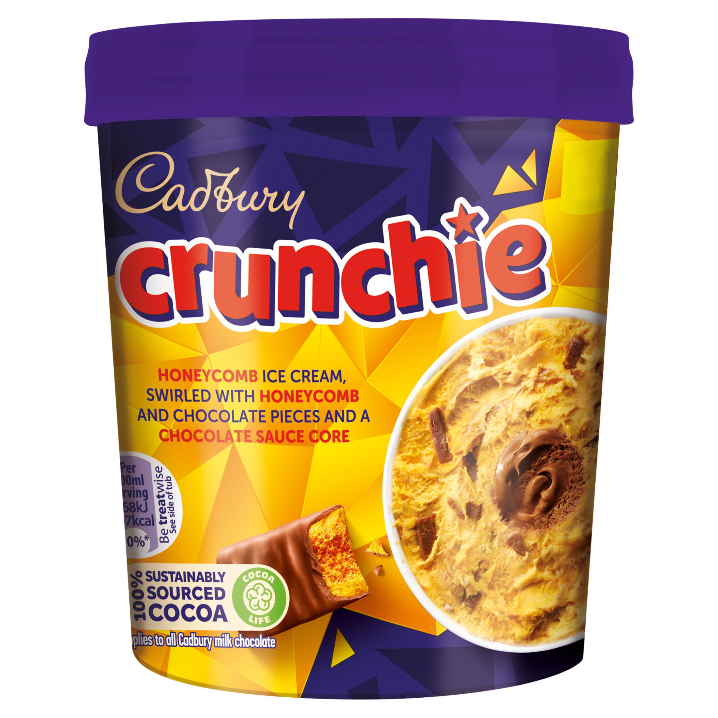 Cadbury Crunchie Tub 425ml