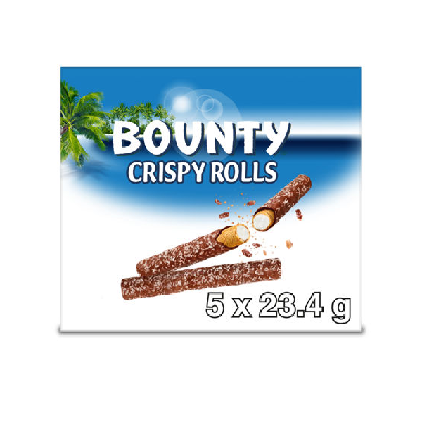 Bounty Crispy Rolls (5 x 23.4g) NEW