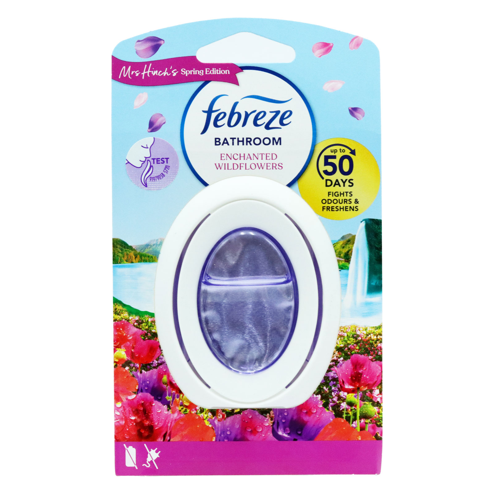 Febreze Bathroom Air Freshener Hinch Wildflowers 7.5ml