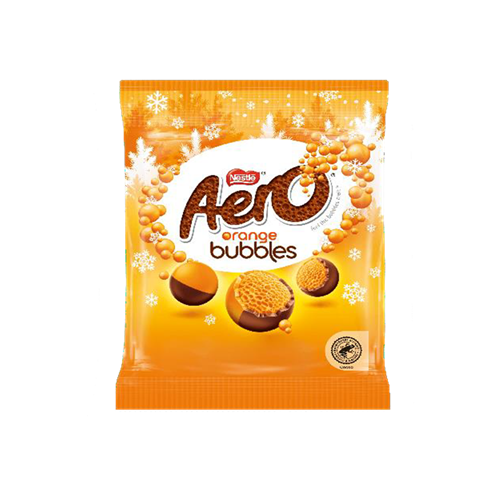 (DELIST) Aero Bubbles Orange Pouch Bag 70g 