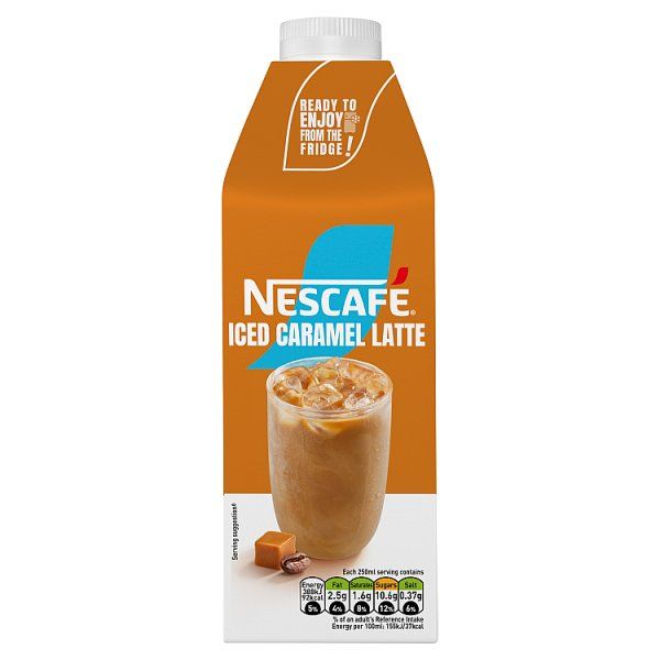 Nescafe Ready To Drink Iced Caramel Latte 750ml NEW
