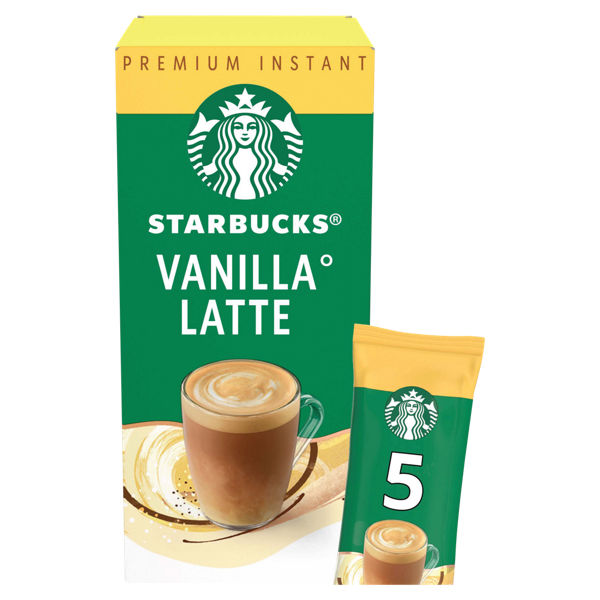 (DELIST) Starbucks Vanilla Latte Instant Coffee Sachets 5s (5 x 21.5g)