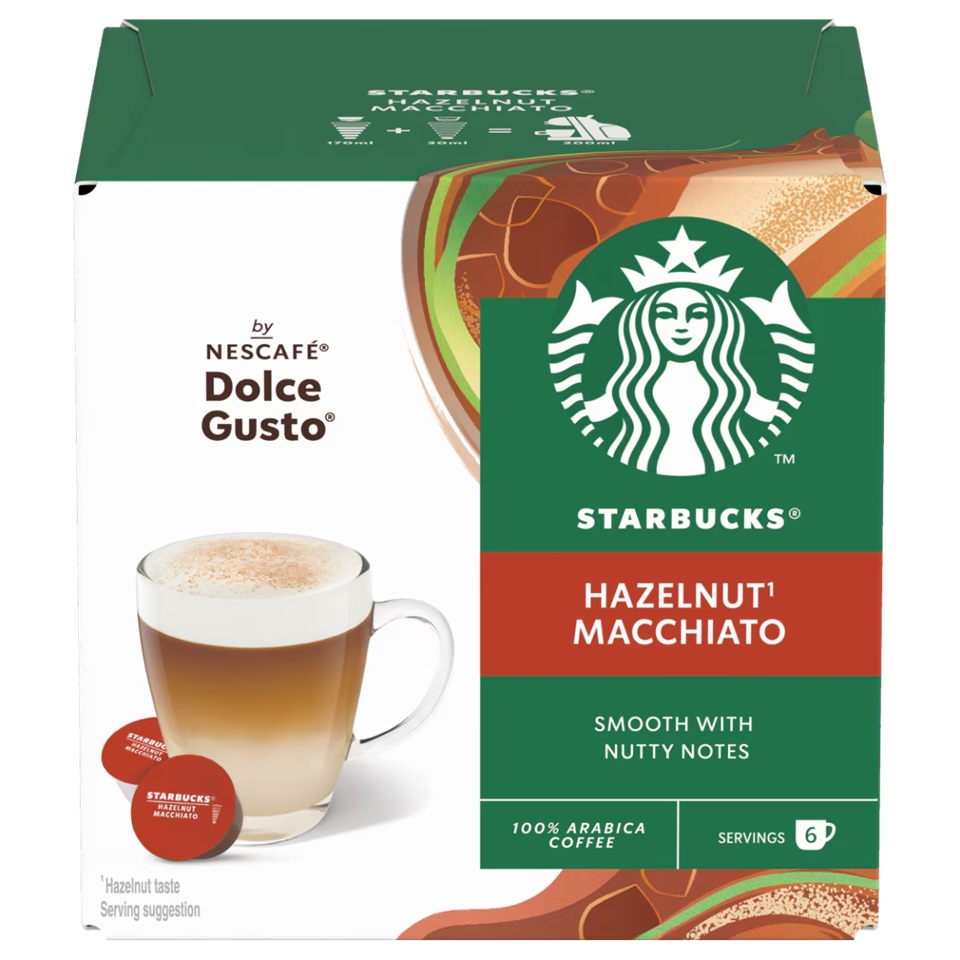 DUNIYA | Starbucks Dolce Gusto Hazelnut 12s 123g  Thumbnail