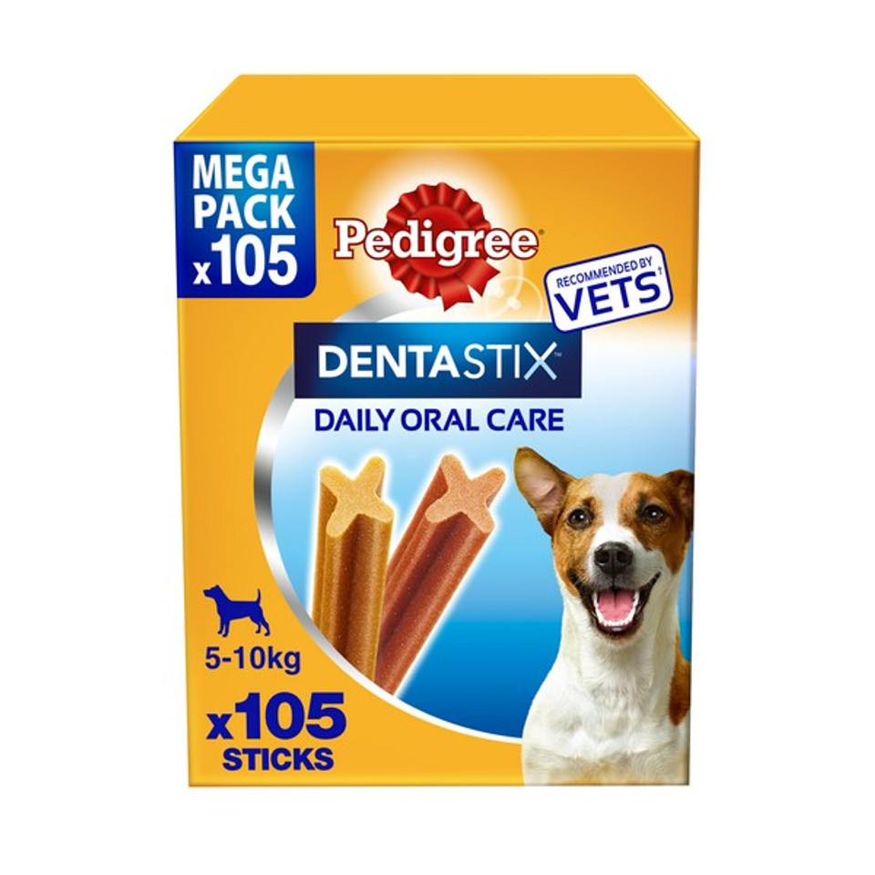 Pedigree Dentastix Daily Dental Chews Small Dog Mega Pack 105 Sticks