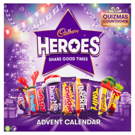 (DELIST)Cadbury Heroes Advent Calendar 230g