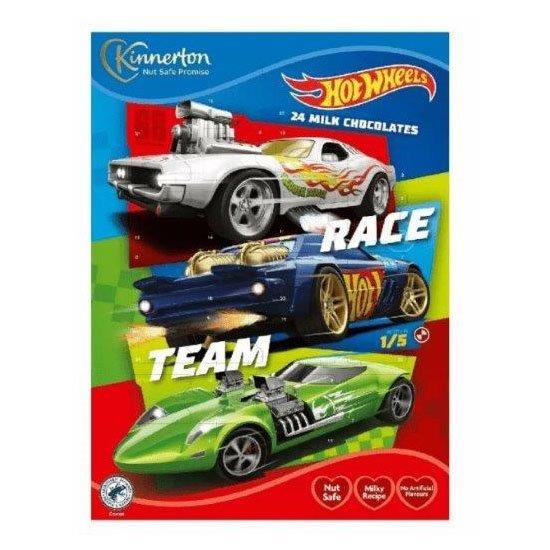 (DELIST)Kinnerton Advent Calendar Hot Wheels 40g